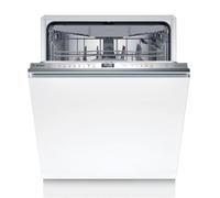 Bosch SMH6ECX12E Série 6, lave-vaisselle encastrable entièrement escamotable, charnières Sliding, Home Connect, Extra Clean Zone : nettoyage intensif pour saletés tenaces, lumière d'état, 60 cm