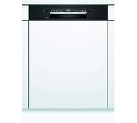 Bosch SMI2ITB33E Série 2, Lave-vaisselle encastrable avec façade, Home Connect, Diagnostic à distance, Assistant au lavage, Programme favoris, EcoDosage, noir, 60 cm
