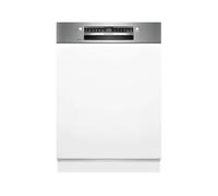 Bosch SMI4ECS28E Lave-vaisselle intégré, série 4, 60 cm de large, 14 services, 3ème plateau, moteur EcoSilence, programme rapide, blanc