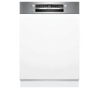 Bosch SMI4ECS32E Série 4 Lave-vaisselle intelligent, partiellement intégré, 60 cm, tiroir à couverts, fabriqué en Allemagne, séchage supplémentaire, nettoyage puissant, très silencieux, programmes