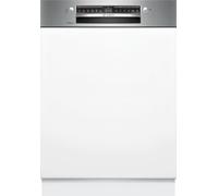 Bosch SMI6YCS02E Série 6, Lave-vaisselle semi-intégré, 60 cm, inox