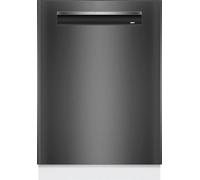 Bosch SMP4ECC72S Lave-vaisselle sous plan, 60 cm, série 4, tiroir à couverts, fabriqué en Allemagne, séchage extra silencieux, Green Collection, Home Connect, acier noir brossé, anti-traces de doigts