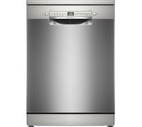 Bosch SMS2HVI02E Série 2 - Lave-vaisselle, pose-libre | 60 cm, Acier brossé anti-traces, Home Connect, Tiroir à couverts, Panier Rackmatic, Silence à la demande