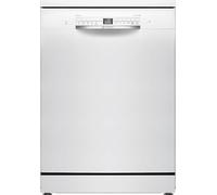 Bosch SMS2HVW03F Série 2 - Lave-vaisselle, pose-libre, Tiroir à couverts | 60 cm, Blanc, Panier Rackmatic, Silence à la demande, Option Séchage Extra