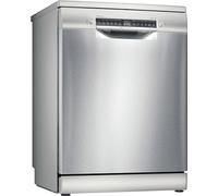 Bosch SMS4HMI06E Série 4 Lave-Vaisselle Autonome Home Connect, Diagnostic externe, Assistant Cire, Programme Préféré, EcoDosage, Acier, 60 cm