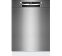 Bosch SMU4ECS21E Série 4, Lavastoviglie da incasso sottopiano, Home Connect, EfficientDry, Diagnostic à distance, Programme préféré, Acciaio, 60 cm