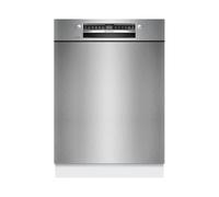 Bosch SMU4ECS28E, Série 4, Lave-vaisselle intelligent sous meuble 60 cm, tiroir à couverts, lave-vaisselle, fabriqué en Allemagne, particulièrement silencieux, séchage supplémentaire, vaisselle rapide