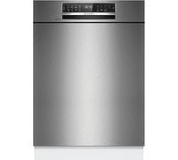 Bosch SMU6ZCS16E Série 6 Lave-vaisselle, 60 cm de large, encastrable, avec tiroir à couverts, Home Connect, programme intelligent, paniers Max Flex, tiroir Vario, Rackmatik, acier inoxydable