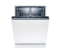 Bosch SMV2ITX22E Série 2 Smart Lave-vaisselle entièrement intégré, 60 cm de large, panier à couverts, séchage supplémentaire par simple pression d'un bouton, point lumineux rouge InfoLight au fond,
