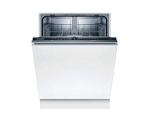 Bosch SMV2ITX22E Série 2 Smart Lave-vaisselle entièrement intégré, 60 cm de large, panier à couverts, séchage supplémentaire par simple pression d'un bouton, point lumineux rouge InfoLight au fond,
