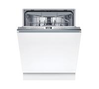 Bosch SMV4EVX08E, Série 4, Lave-Vaisselle Intelligent, Entièrement Intégré 60 cm, Tiroir à Couverts, Lave-Vaisselle avec Massif Programmable, Particulièrement Silencieux, Rackmatic, Ouverture Porte