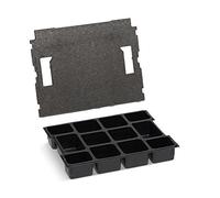BOSCH Sortimo boîtes encastrées fixées avec deckeinlage pour L-BOXX - 12 compartiments DP