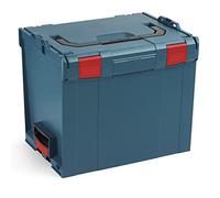 Bosch Sortimo L-BOXX 374 Caisse, taille 4, noire, professionnelle, sans logo, avec insert de suspension noir, système de transport et de rangement des outils