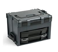 Bosch Sortimo LS-BOXX 306 - Mallette à outils anthracite avec i-BOXX 72 vide et tiroir LS 72 vide - Compatible avec L-BOXX