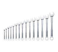 Bosch Set de clés mixtes 1600A02Z9E – 15 pièces, métrique 6–21 mm, chrome vanadium, ergonomique