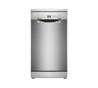Bosch SPS2HKI42E Serie 2 Standgeschirrspüler, 45 cm breit, 10 Maßgedecke, Silence on demand, Extra Trocknen, Silver Inox