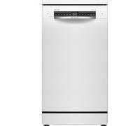 Bosch SPS4ELW01D Exclusiv Série 4 Lave-vaisselle à poser 45 cm, Blanc, Home Connect,