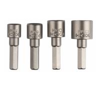Lot d'embouts à emmanchement 7 mm, 8 mm, 10 mm, 13 mm Bosch Accessories 2609255904 Propulseur 1/4\ (6.3 mm)