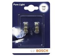 Ampoule secondaire BOSCH T4W Pure Light 12V/4W, 2 pièce