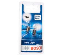Ampoule secondaire BOSCH T4W Pure Light 12V/4W, 2 pièce