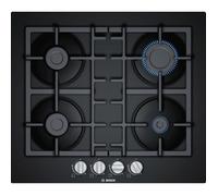 Bosch Serie 4 PNP6B6B90 plaque Noir Intégré 60 cm Gaz 4 zone(s)
