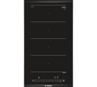 bosch table domino induction 30cm 2 feux 3700w noir pxx375fb1e serie 6