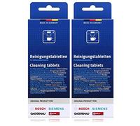 Bosch - tablettes de nettoyage pour machine à café entièrement automatiques TCA 5, 6 TCA, TCA 7 - Lot de 2 - TCZ6001