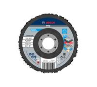 Bosch 1x Disque de nettoyage PRO Multi Material N377 (pour Tôles en acier, Acier, Ø 115 mm, Grain, Professional Accessoire Petite meuleuse angulaire)