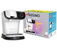 Machine multi-boissons Bosch TAS6504 - 1500 W - Café, Café crème, Cappuccino, Chocolat chaud, Espresso, Lait chaud, Latte Macchiato, Thé - Blanc