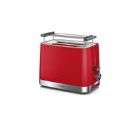 Grille-pain - BOSCH - TAT 4M224 - 2 tranches - Rouge - Acier inoxydable - 950 W