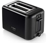 Bosch | TAT3P423 | Grille-pain DesignLine | Puissance 970 W | Nombre de fentes 2 | Matériau du boîtier Acier inoxydable | Noir