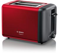Bosch TAT3P424DE grille-pain 2 part(s) 970 W Noir, Rouge