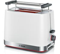 Bosch TAT4M221 Grille-pain 2 tranches blanc Fonction décongélation Fonction réchauffage