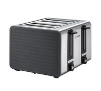 Bosch TAT7S45 grille-pain 4 part(s) 1800 W Noir, Acier inoxydable