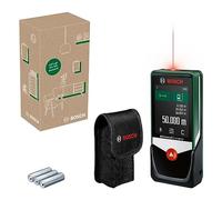 Bosch Télémètre laser AdvancedDistance 50C (mesure précise de la distance jusqu'à 50 mètres, écran tactile, fonctions de mesure avec assistance intégrée, dans boîte carton pour e-commerce)