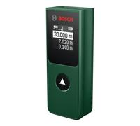 Bosch Télémètre Laser PLM30-21 (Mesure des Distances jusqu'à 30 m, Calcule Les mètres carrés, Mesure Continue, Fonctionnement intuitif à Un Bouton, Affichage Facile à Lire)