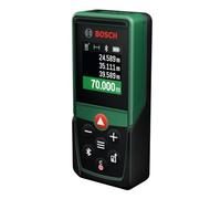 Bosch Télémètre laser PLM70-23C (mesure jusqu’à 70 m, Bluetooth, calcul surfaces/volumes, écran couleur haute visibilité, compatible avec l’application Bosch MeasureOn)