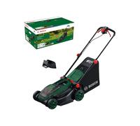 Bosch Tondeuse à Gazon sans-Fil ROTAK18V2-38 sans Batt./Chargeur | largeur de coupe: 38 cm, hauteur de coupe: 30-75 mm, sac de ramassage en tissu de 40 l, accessoire de mulching