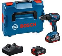 Bosch Tool Kit : Perceuse-visseuse à percussion sans fil GSB 18V-55 / 2x batterie 3,0 Ah + chargeur + L-Boxx - 0615990M0E