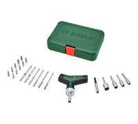 Bosch Set de 22 tournevis cliquet et embouts – poignée T