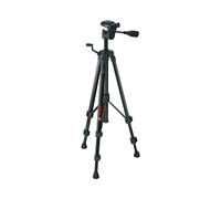Bosch Trépied BT 150 Professional Aluminium Noir 3 pieds, 3 sections, verrou tournant, montage 1/4", hauteur 55-157cm, poids 1.3kg, réf 0-601-096-B00