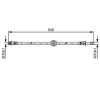 Bosch Flexible de frein 1 987 481 454