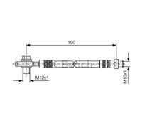 BOSCH Tuyau De Frein Ligne De Frein Arrière Pour VW Passat Variant 1 987 476 719