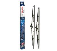 Bosch Twin 531 - Jeu de 2 Balais d'essuie-glaces de Remplacement Avant - Livrés avec Adaptateur Quick-Clip Pré-Assemblé - 530mm / 450mm