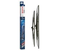 Bosch Balais d'Essuie-Glace Plats Conventionnel Twin Spoiler 533S, Longueur: 530mm/475mm - 1 Paire de Balais avant