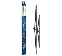 Bosch Twin 653 - Jeu de 2 Balais d'essuie-glaces Avant - 650 mm / 400 mm | Jeu de 2 Balais d'essuie-glaces de Remplacement Avant - Livrés avec Adaptateur Quick-Clip Pré-Assemblé