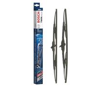 Bosch Twin SP 21/19 AS - Jeu de 2 Balais d'essuie-glaces de Remplacement Avant - Livrés avec Adaptateur Quick-Clip Pré-Assemblé - 530 mm / 475 mm