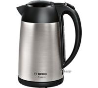 Bosch TWK3P420 bouilloire 1,7 L 2400 W Noir, Acier inoxydable