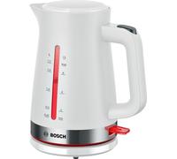 Bosch TWK4M221, 1,7 l, 2400 W, blanc, plastique, indicateur de niveau d'eau, sans fil