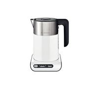 Bosch TWK8611P Bouilloire 1.5L 2400W Anthracite/Inox/Blanc, Corps Inox/Plastique, Thermostat, Arrêt Surchauffe, Maintien au Chaud, Filtre, Base 360°